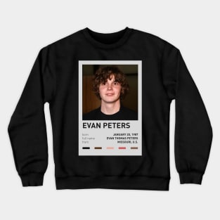 Evan Peters Crewneck Sweatshirt